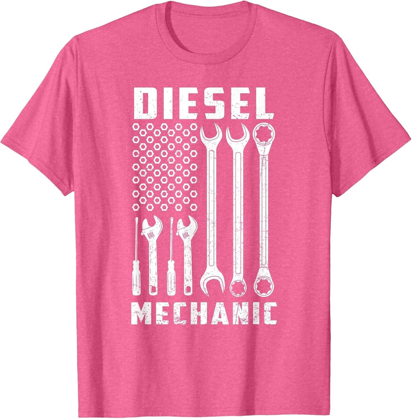 Patriotic Diesel Mechanic Tools Flag American USA