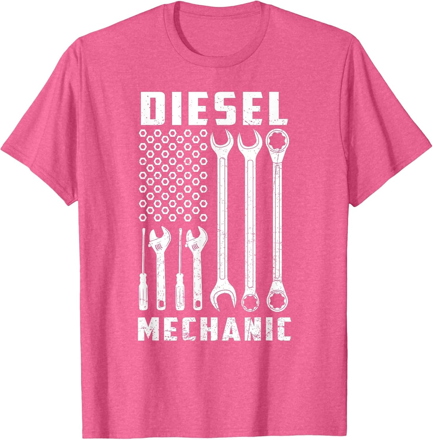 Patriotic Diesel Mechanic Tools Flag American USA