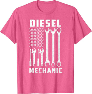 Patriotic Diesel Mechanic Tools Flag American USA