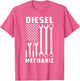Patriotic Diesel Mechanic Tools Flag American USA