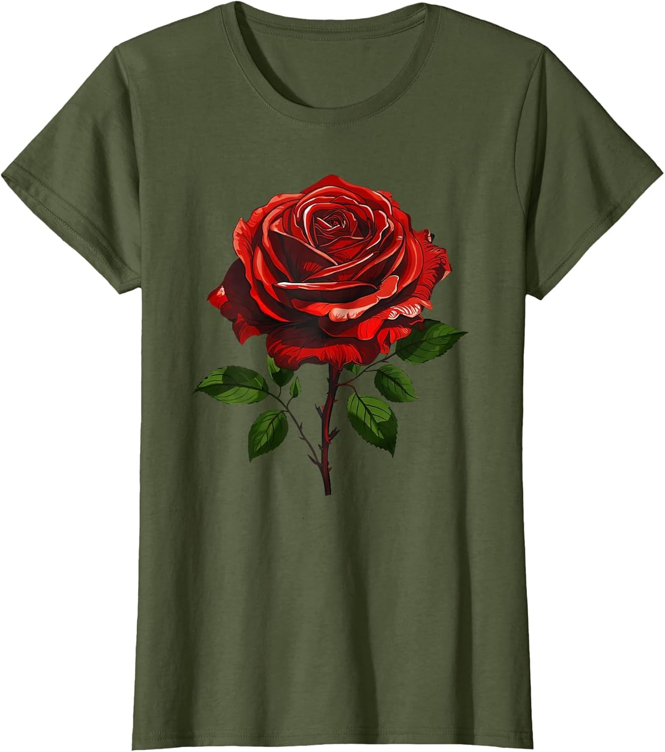 Single Red Rose Flower