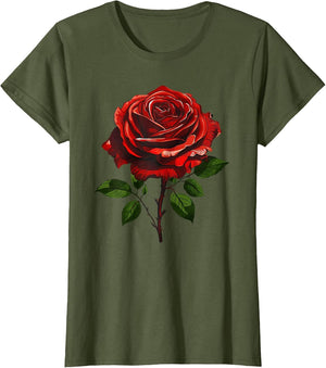 Single Red Rose Flower