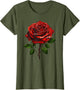 Single Red Rose Flower