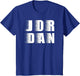 Name Jordan Distressed Typography - Retro Jordan Name Design
