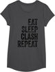 Eat Sleep Clash Repeat Kids Present Child Gamer Boys Girls