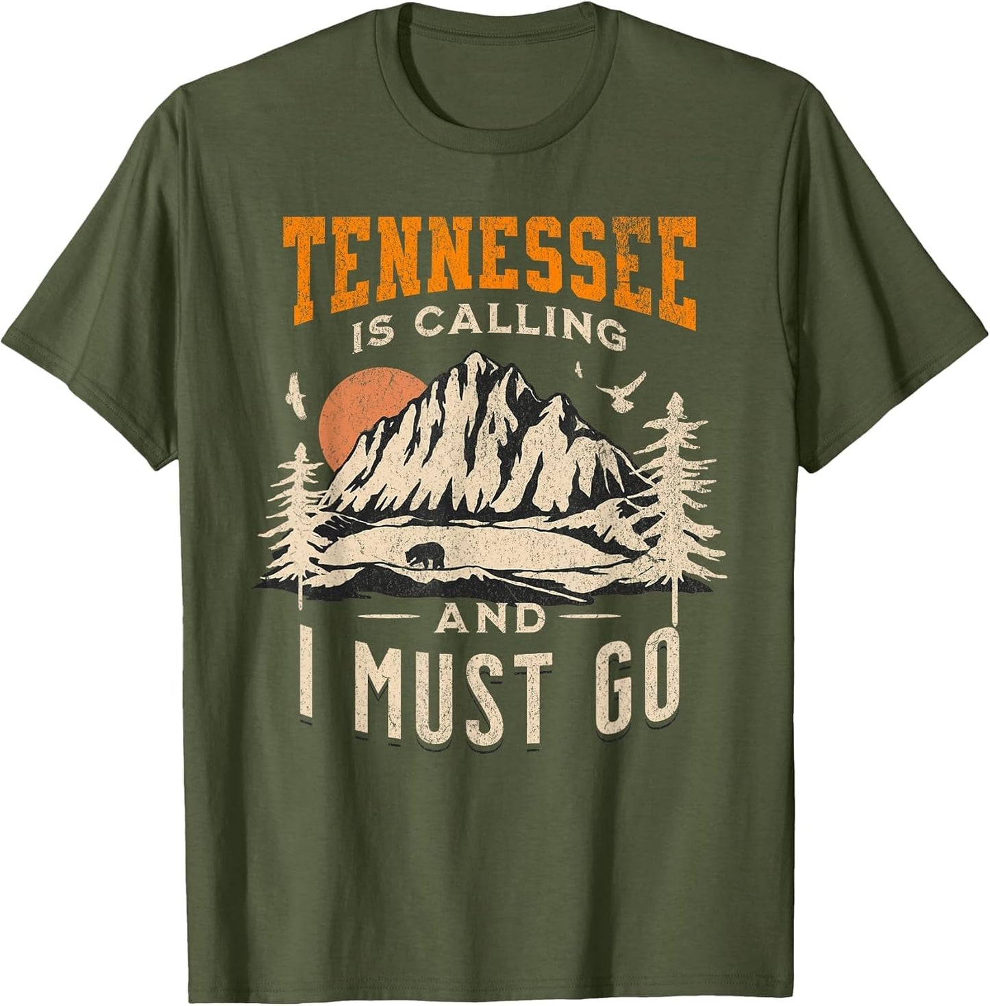 Vintage Tennessee is Calling and I Must Go, Distressed Print