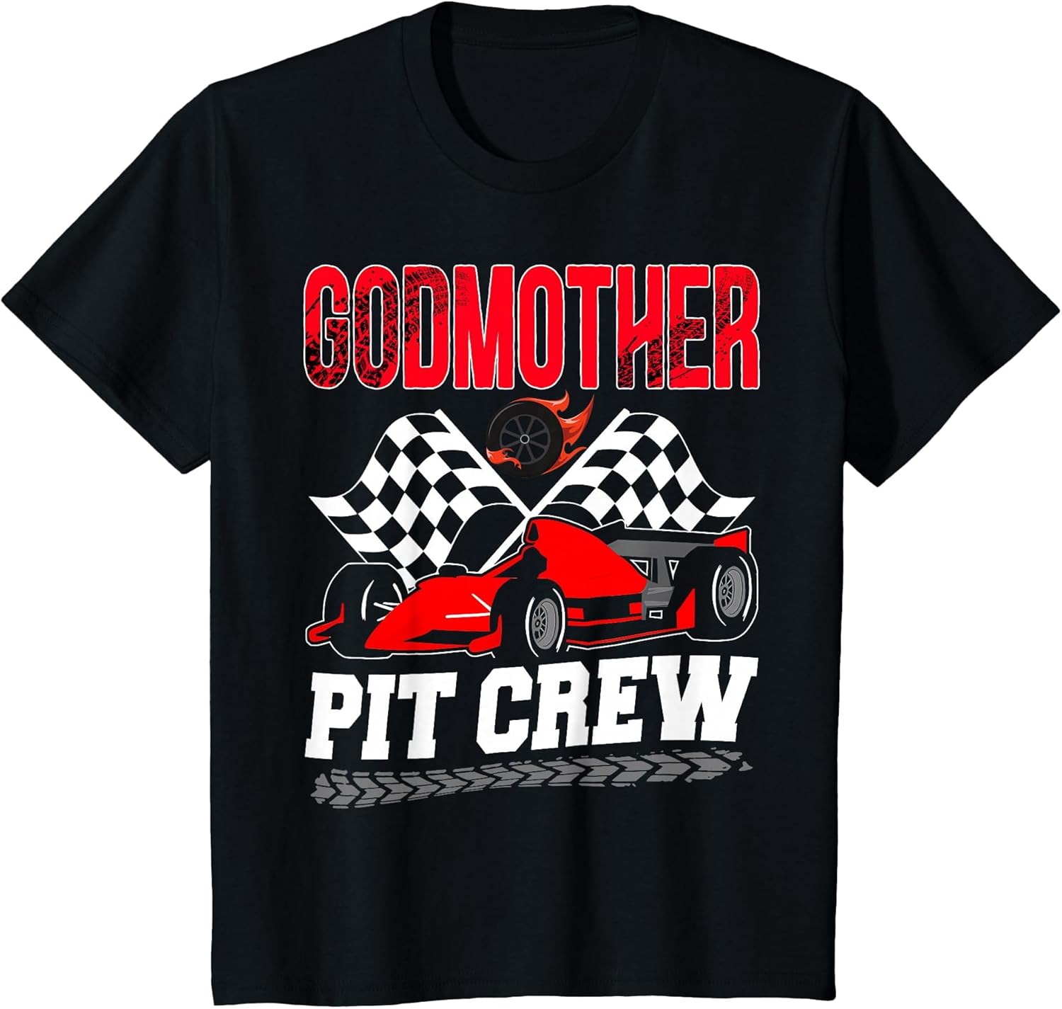 Godmother Pit Crew Racing Family Race Car Birthday Boy