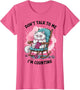 Funny Cat Knits Lover Don't Talk to Me I'm Counting Knitting