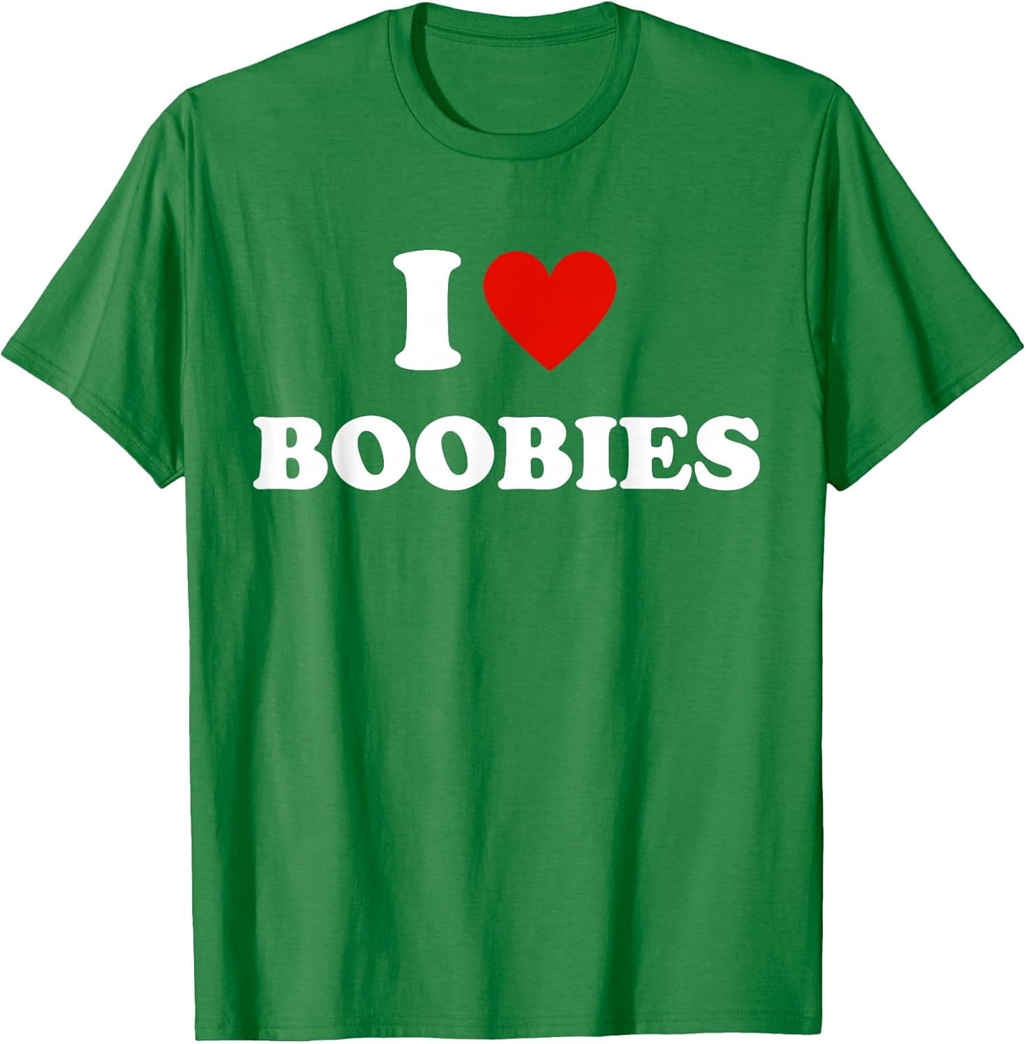 I Love Heart Boobies Funny I Red Hot Heart Boobies Joke