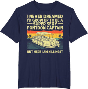 Cool Pontoon Captain Art Women Pontoon Boat Owners