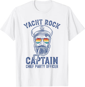 Yacht Rock Captain Pontoon Boat Party Sailor Boating