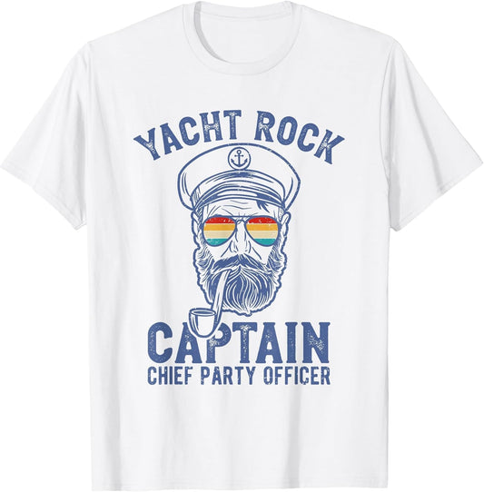 Yacht Rock Captain Pontoon Boat Party Sailor Boating