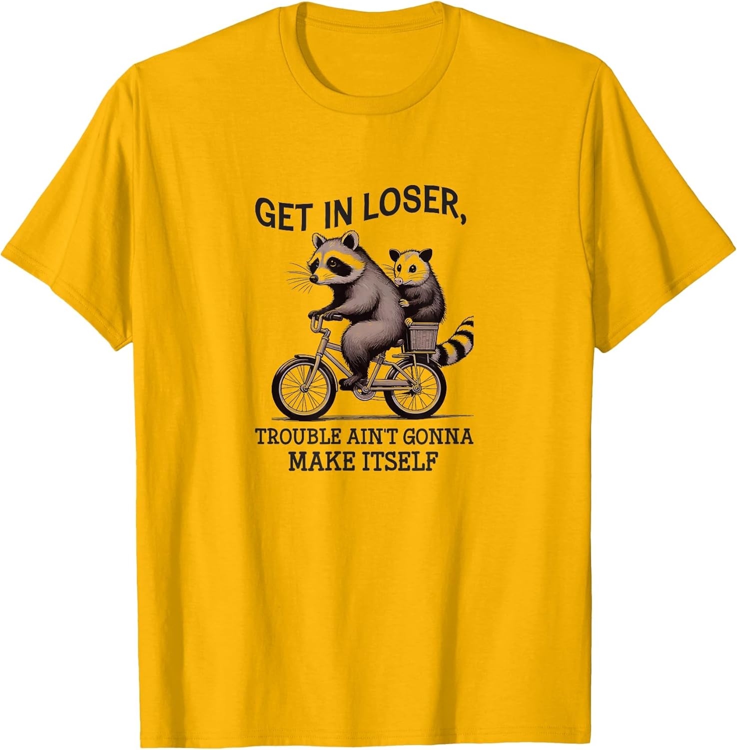 Cycling Raccoon & Opossum, Trouble Ain't Gonna Make Itself