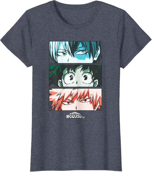 My Hero Academia Todoroki Deku Bakugo Eyes Anime