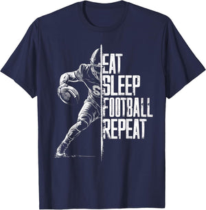Eat Sleep Football Repeat Football Lovers Youth Kids Boys