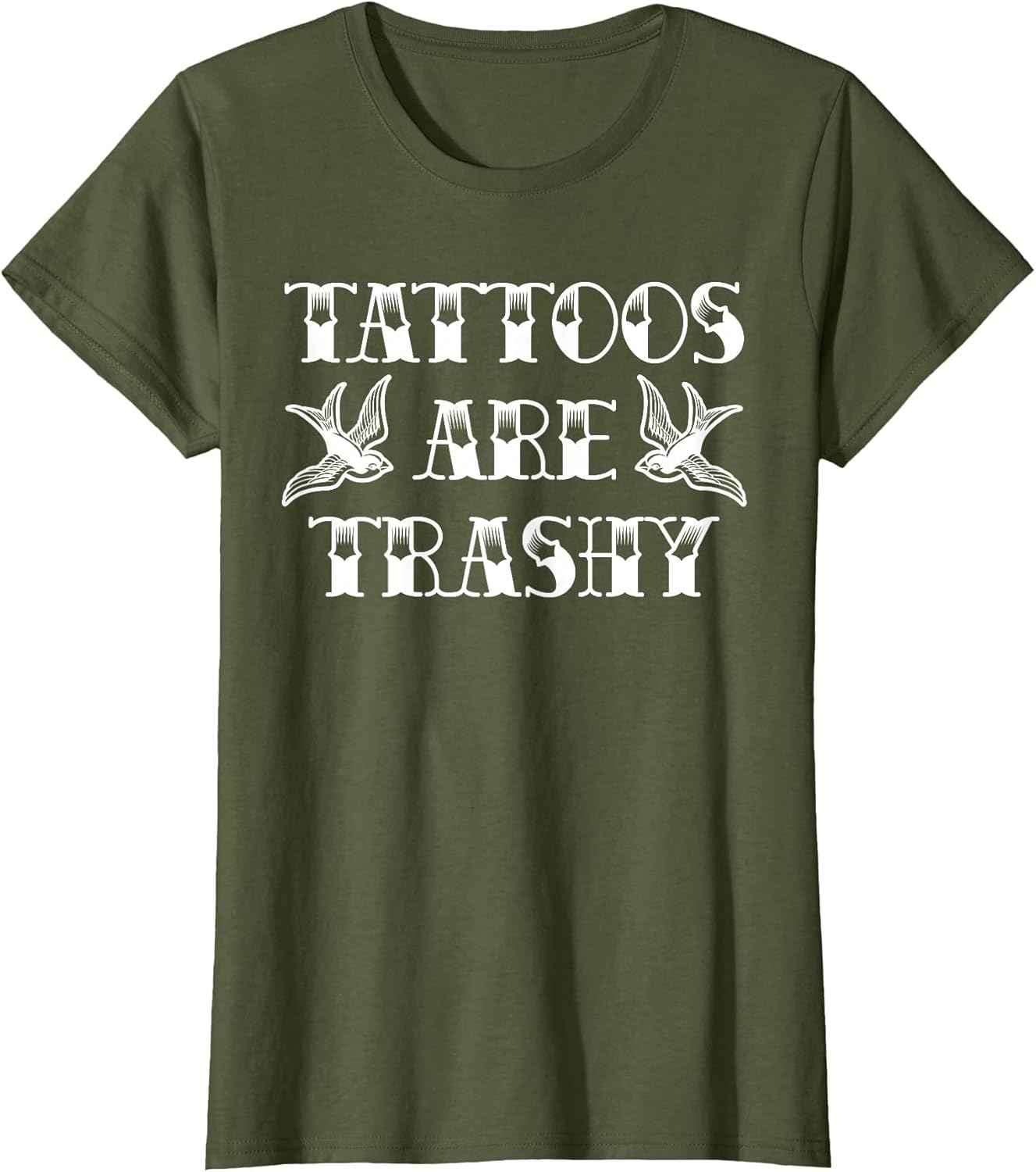 Funny Tattoo Trashy Vintage Tattoos are Trashy Sarcasm