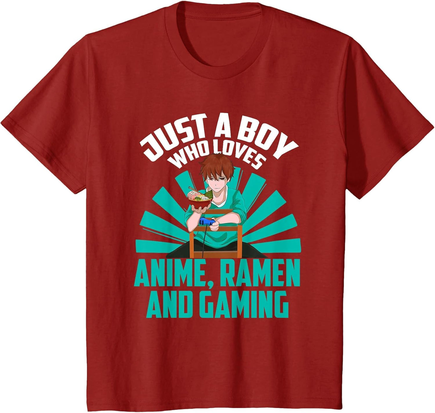 Kawaii Boys Japan Gamer Ramen Noodles Gaming Manga Anime