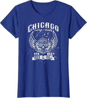 Chicago Classic Retro Vintage Illinois Windy Rock'n'Roll