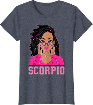 Scorpio African American Loc'd Black Woman Zodiac