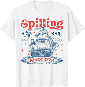 Vintage History Teacher Spilling The Tea Since 1773