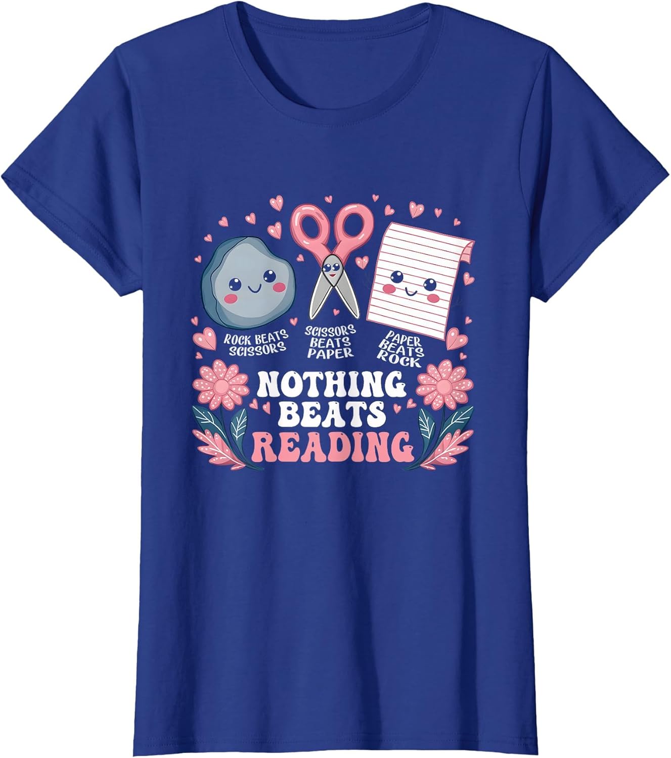 Nothing Beats Librarian Rock Paper Scissors Reading Book