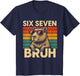 Six Seven Bruh Capybara Retro Vintage Funny 67 Meme Kids