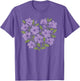 African Jacaranda Tree Flower Heart South Africa Pattern