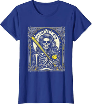 Softball Mom Tarot Card Skeleton Softball Mama Mothers Day
