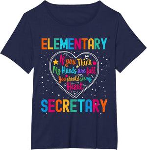 Elementary Secretary Appreciation Week Back to School Heart