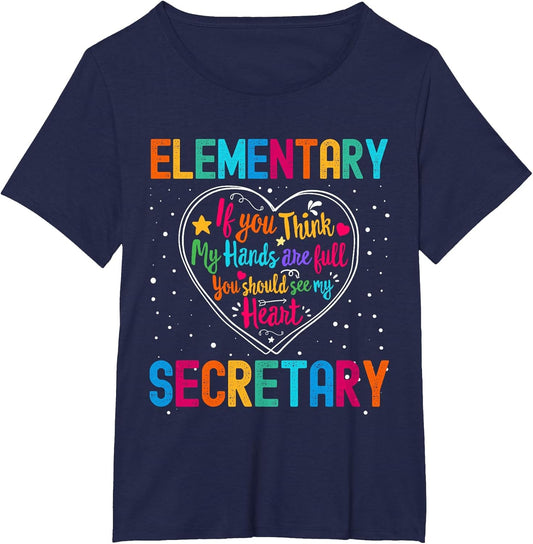 Elementary Secretary Appreciation Week Back to School Heart