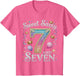 7 Years Sweet Sassy and Seven Girl Outfit 7th Birthday