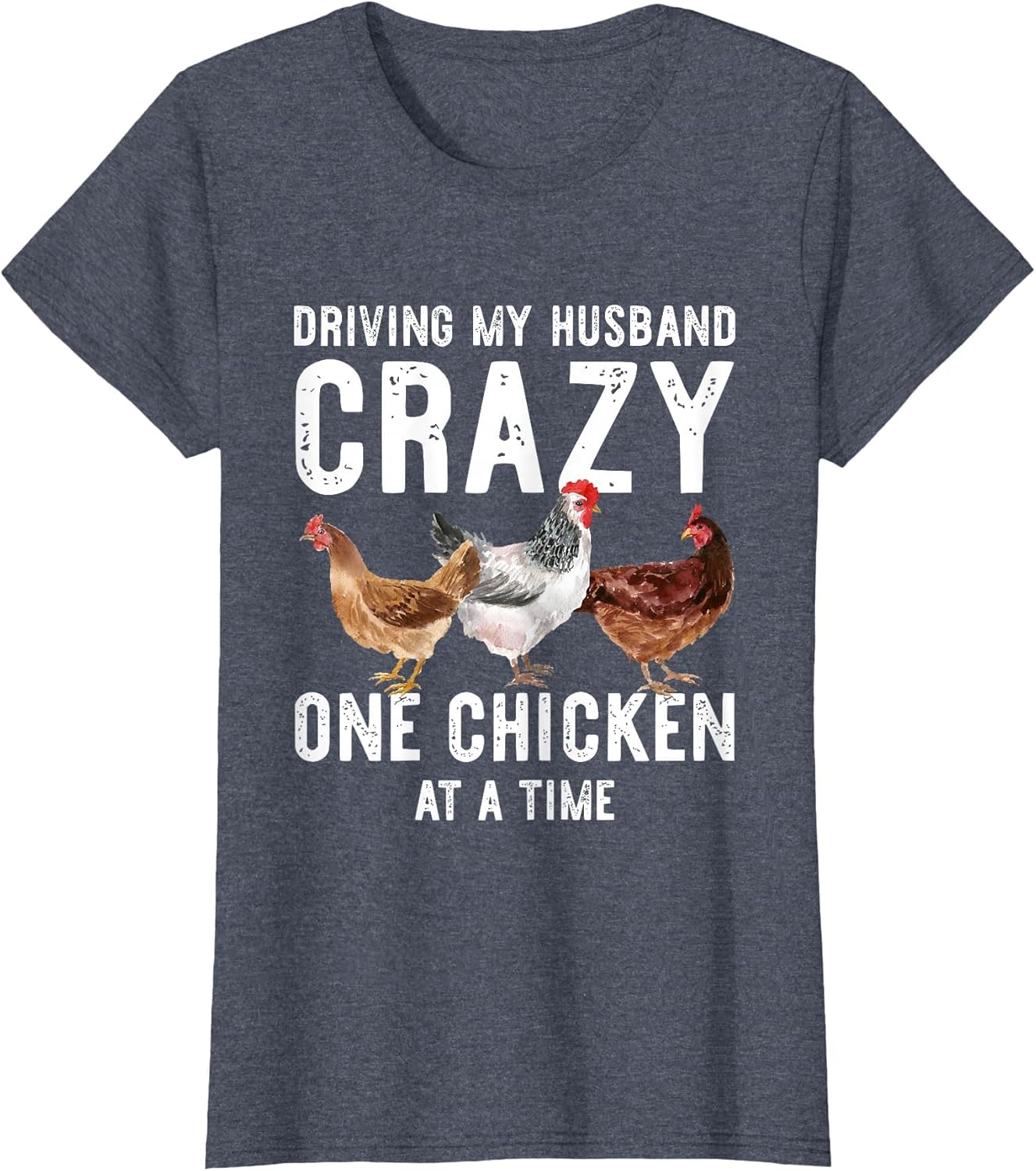 One Chicken at A Time Shirt Funny Chicken Lady Wife Mom