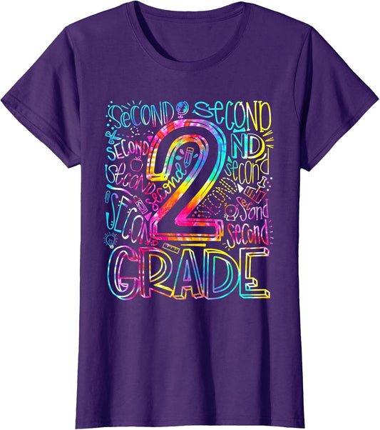 Tie Dye 2nd Grade Typography Team Second Grade Teacher