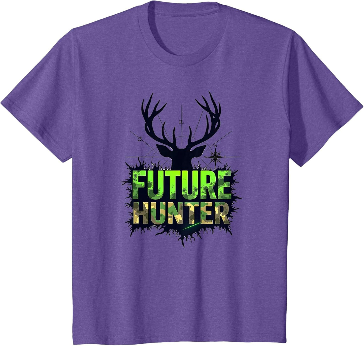 Future Hunter Boys Camo Deer Silhouette Compass Outdoor
