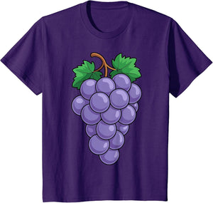 Grapes Shirt Adult Men Women Kids Purple Grapes Costume