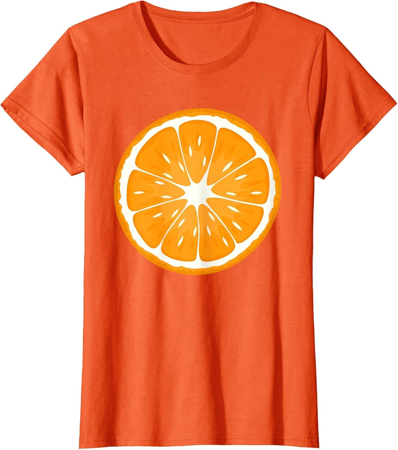 Orange Shirt Adults Kids Men Women Orange Fruit Costume