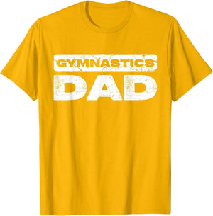 Gymnastics Dad Shirt Men Daddy Fathers Day