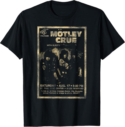 Mötley Crüe Vintage Flyer