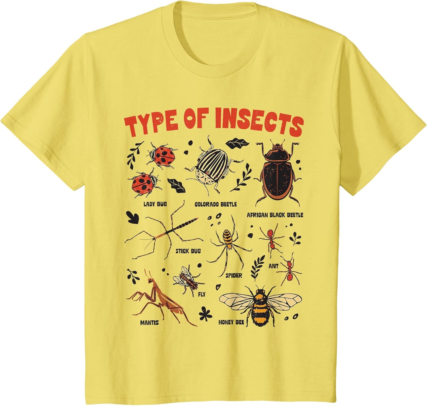 Type of Insects Bug Collection Funny Entomologist Entomology