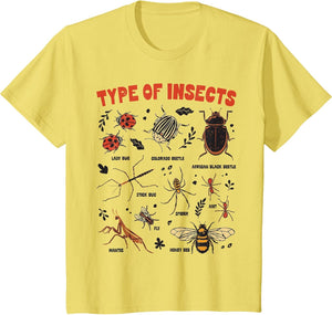 Type of Insects Bug Collection Funny Entomologist Entomology