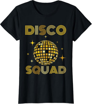 Vintage Disco Squad Reunion Party 70s 80s Mirror Ball Theme