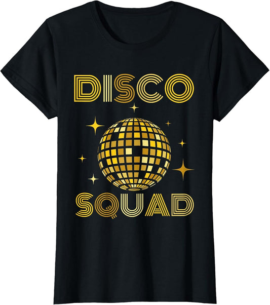 Vintage Disco Squad Reunion Party 70s 80s Mirror Ball Theme