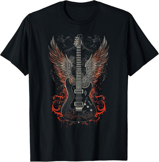 Rock & Roll Guitar with Wings