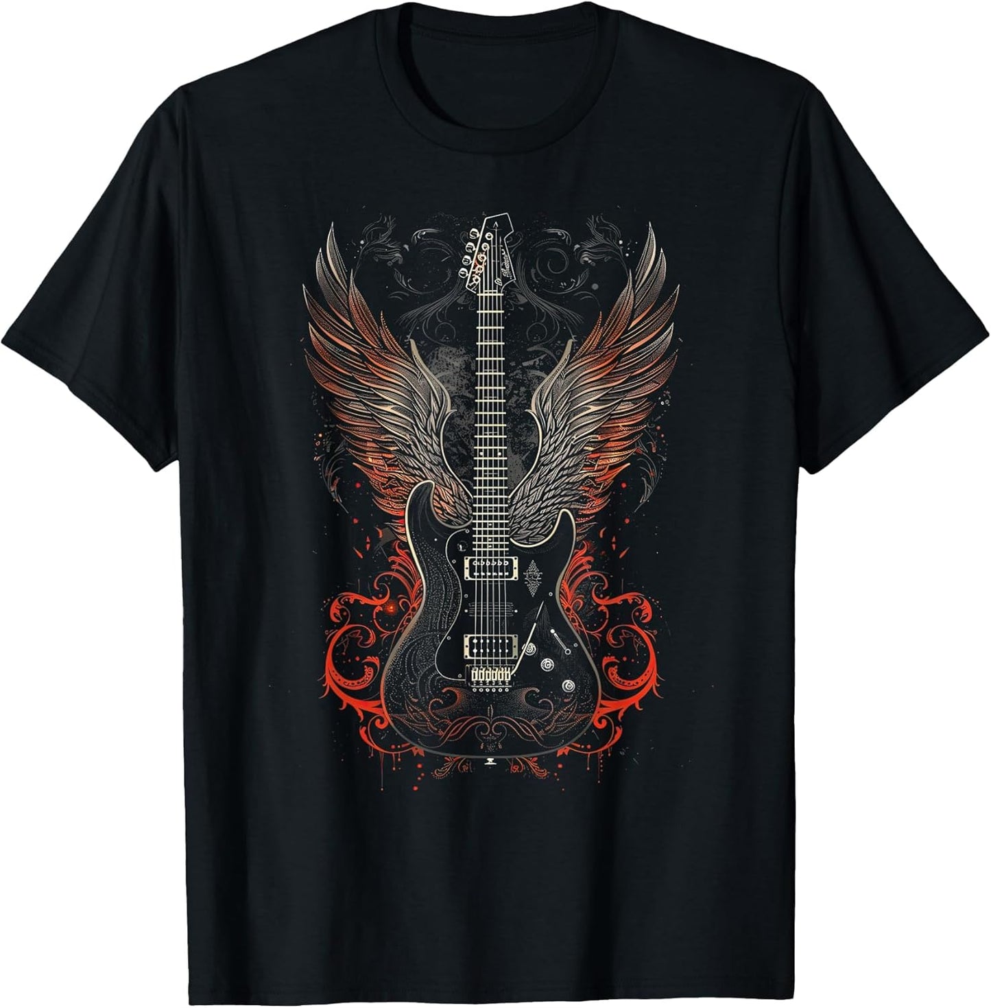 Rock & Roll Guitar with Wings
