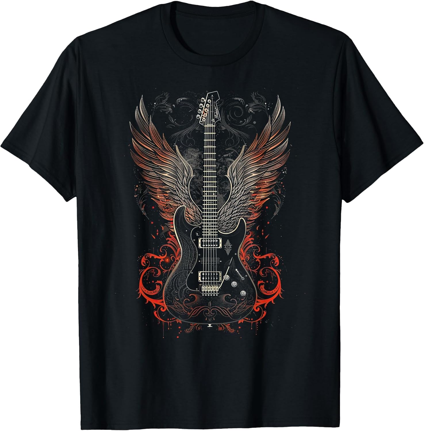 Rock & Roll Guitar with Wings