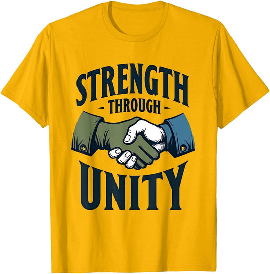 Strength Through Unity Military Graphic Design