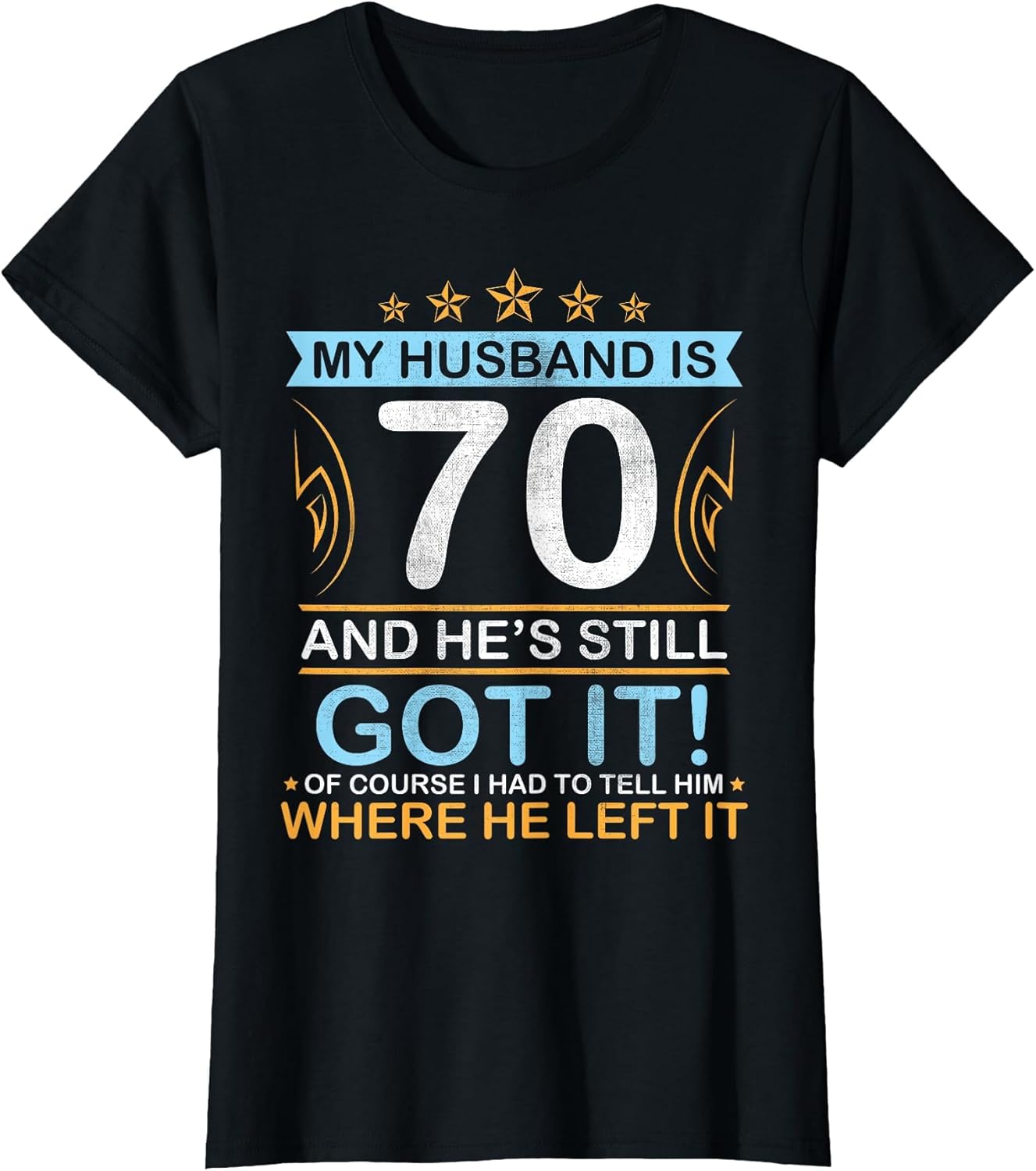 Happy Birthday My Husband is 70 Years and He's Still Got It