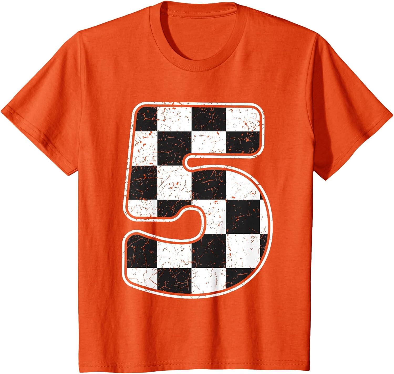 Kids Birthday Boy 5 Five Race Car 5th Birthday Racing Car Flag