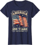 Vintage America 250 Years 1776-2026 250th Birthday 4th July