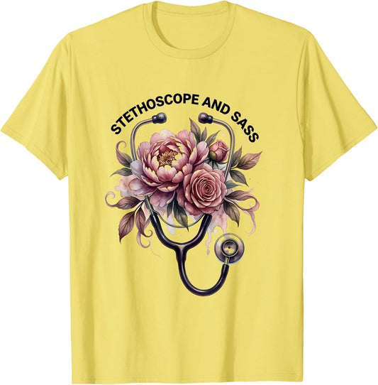 Stethoscope and Sass Nurse Women Design